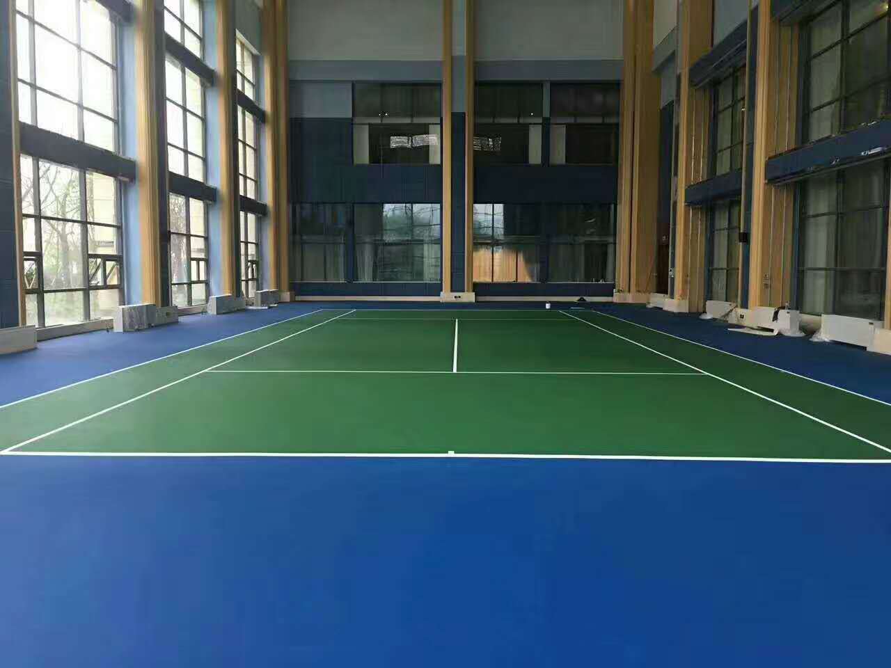 硅PU運動場展示